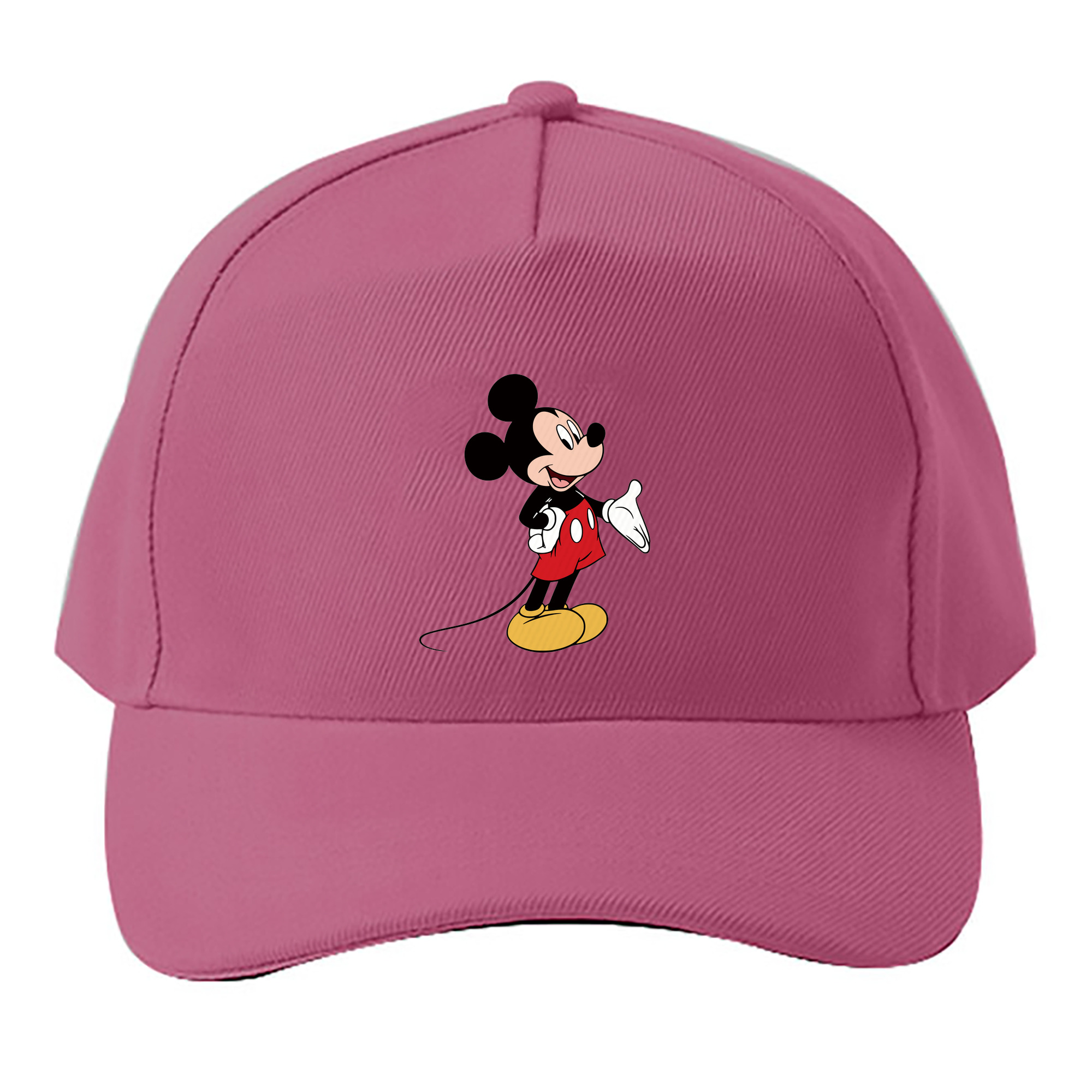 （画像用） ミッキーマウス Mickey Mouse ベースボールキャップ 綿100％ 男女兼用 帽子 スポーツ